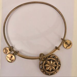 Alex and Ani Compass Charm Bangle